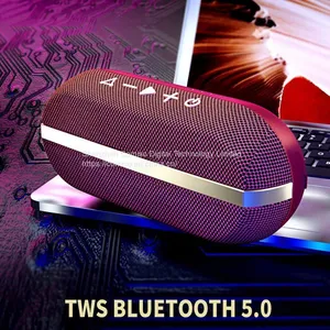 INSMY Portable Bluetooth Speakers, IPX7 Waterproof Floating 20W Wireless Speaker Loud Sound Rich Bass, Stereo Pairing Max 40W, 24 Hours Bluetooth 5.0 Built-in Mic for Outdoors Camping Pool thumbnail-2