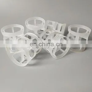 Plastic Random Media Material Bio Ring for Absorption Tower Packing thumbnail-2
