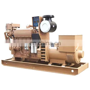 Genuine Water Cooled 50HZ 200kva Diesel Marine Engine Generator Set thumbnail-2