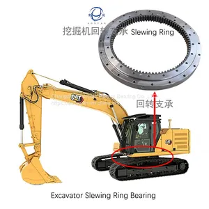 Aoxuan Single Row Ball Slewing Bearing Ring For SANY And so on Excavator's Bearings thumbnail-4