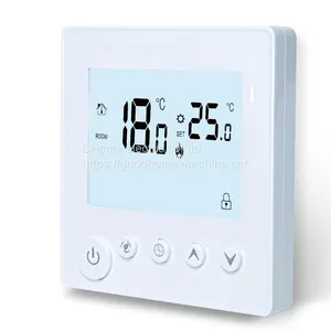 High Power 25A Electric Floor Heating Temperature Controller Wall Mounted Boiler Water Floor Heating Temperature Controller With Linkage thumbnail-1