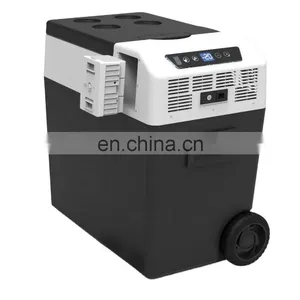 15L 30L 40L 50L Waterproof Refrigerator Portable Solar Car Fridge AC DC Camping 12v Freezer for Outdoor RV 4DW thumbnail-5