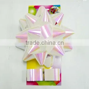 Holographic Red Curling Ribbon Bow for Christmas/party/holiday Decoration thumbnail-5