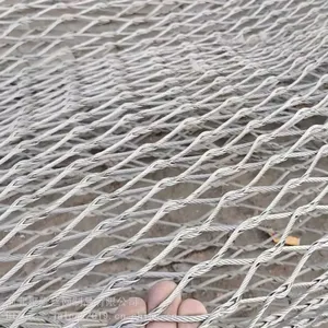 Stainless Steel Woven Rope Mesh for Zoo Enclosures thumbnail-1