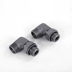 Eaton Yonghua Standard 24° Cone Carbon Steel Ferrule Transition Fitting, 90-Degree Right-Angle Adjustable Direction Fitting, In-Stock (Model: 1CG9) thumbnail-2