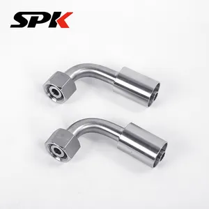 Hydraulic Hose Fitting Triple Set, Crimped Rubber Hose Fitting, Yonghua 20591 High-Pressure Hydraulic Tube Crimping Triple Set thumbnail-5