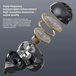 New Private Mold Bluetooth Earbuds J80 Ear-clip TWS Headphones Bluetooth 6.0 thumbnail-2