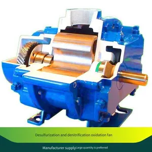 Desulfurization and Denitrification Oxidation Fan, Roots Blower, Material Conveying, Sewage Aeration, Aquaculture Oxygenation thumbnail-5