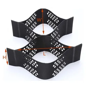 HDPE Geocell Soil Stabilization Cellular Confinement System, UV Resistant Geocell for Road Foundation, Slope Protection and Embankment Reinforcement thumbnail-1