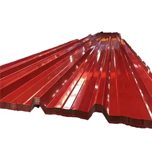 ISO Certification Hot-Dipped Galvanized Color Coated Corrugated Metal Roofing Plate for Construction thumbnail-2
