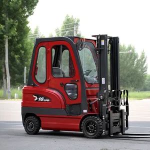 Energy Saving Lithium Battery Electric Forklift 1 Ton 1.5 Ton Side Loader Forklift Small Turning Radius Forklift thumbnail-5