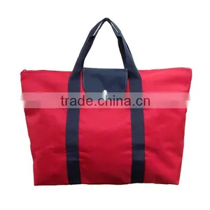 Red Polyester Folding / Foldable Shopping Bag thumbnail-2