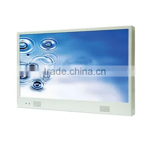 32" Video Wall Mount Led tv Advertising All in One Touch pc hd Touch Screen Monitors Led Advertising Panel Digital Totem Signage thumbnail-1
