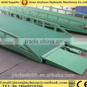 12 Ton Mobile Loading Car Hydraulic Motorcycle Dock Ramp on Sale DCQY-12 Adjustable Loading Dock Ramp for Sale Mobile Yard Ramp thumbnail-1