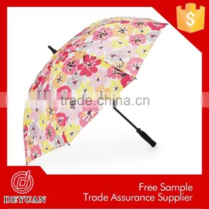 High Quality Fiberglass Frame Straight Umbrella thumbnail-6