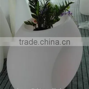 New PE Plastic Flowerpot With LED Lights & Lighting YXF-11090 thumbnail-1