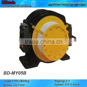 Elevator Gearless Traction Machine BD-MY05B, Lift Motor thumbnail-1