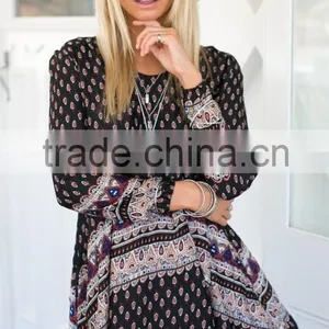 Womens Holiday Apparel Designer One Piece Party Dress Sexy Printing Women Apparel Clothing Summer Beach Dress thumbnail-2