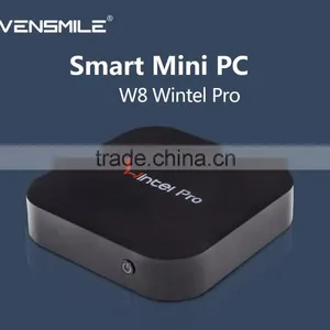 Vensmile w8 Pro Mini pc X86 With Win 10 OS 64bits Wintel Z8300 Quad Core Processor Media Player thumbnail-1