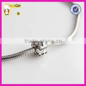 Jewelry Finding Beads 925 Sterling Silver Heart Charm Clasp Stopper Beads thumbnail-6