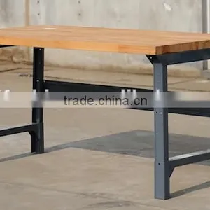Adjustable Workbench, Desk, Wooden Table, 48", 60", 72" thumbnail-2