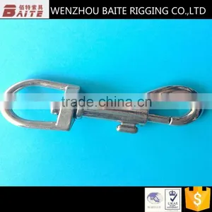 Baite Rigging Hardware Zinc Plated Swivel Bolt Snap HookStainless Steel Swivel Eye Bolt Solid Snap Hook Safety Snap Hook thumbnail-2