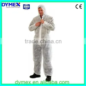 Disposable Safety Coverall With Hood,without Shoecovers thumbnail-2