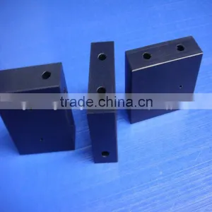 High Quanlity Black Cnc Precision Machining HDPE Plastic Block Uhmwpe Parts thumbnail-3