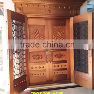 Luxury Main Door Entrance Gate COPPER DOOR Brass Door, Extra Security & Stylish Pattern thumbnail-3
