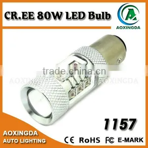 12~24V 1157 BAY15D C.R.E.E 80W LED Brake Light Parking Light thumbnail-1