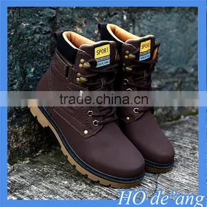 Hogift 2015 New Winter Warm Casual Boots Male British Fashion High-top PU Leather Men's Boots MHo-113 thumbnail-3