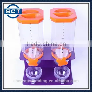 Large Countertop Cereal Dispenser Double Container thumbnail-1