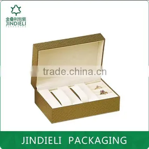 Elegant Gift Box Packaging for Double Watch and Jewelry thumbnail-1