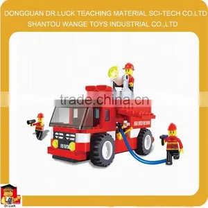 2014 Large Fire Fighter Education Kids Plastic Blocks Toys thumbnail-1