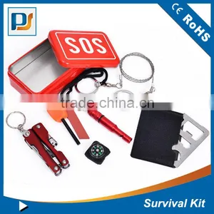 Self-Help Survival Emergency Gear Tools Box Kit Set Outdoor Sport Skiing Skating thumbnail-1