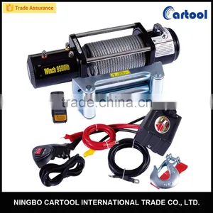 12v 9500lbs Wireless 8.3mm Steel Wire Electric Winch 4wd Atv Boat Truck Off Road thumbnail-1