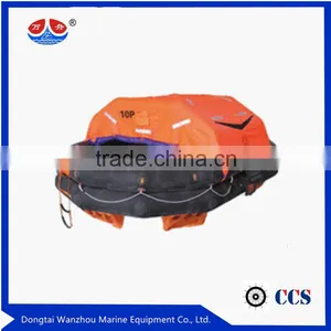 Marine Inflatable Life Raft, Throw-over/Open Reversible Liferaft, Self thumbnail-2