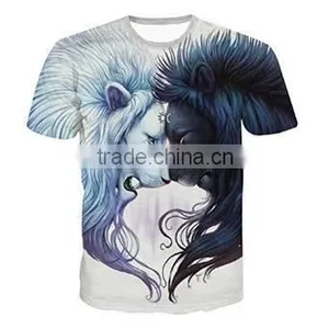 Wholesale Custom Logo 3d Sublimation Printed T-shirt,blank Printing 3d t Shirt From China Supplier's Choice thumbnail-4