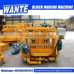 Bottom Price QT40-3 Small Multifunctional Moving Egg Laying Block Brick Making Machine thumbnail-2