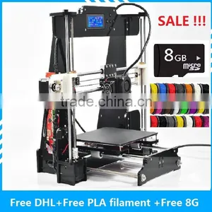 NEW 3D Printer Acrylic Mini Kit Auto Level LCD Display Free 0.5kg ABS 3d Filament 8G SD Card Desktop 3D Printing Machine thumbnail-1