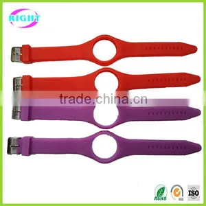 Silicone Custom Printed Watch Band thumbnail-1