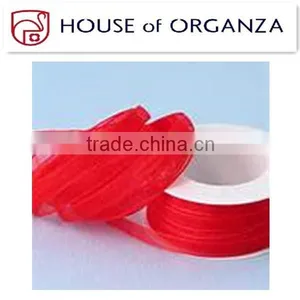2014 New Design and Cheap Red Organza Chrismas Ribbon for Gift thumbnail-1