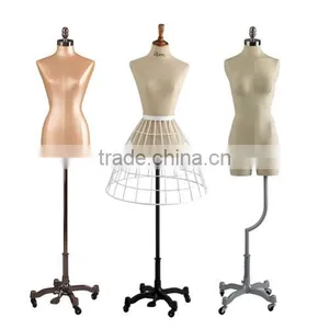 Wholesale Quality Adjustable Fabric Half Body Mannequin Torso thumbnail-2