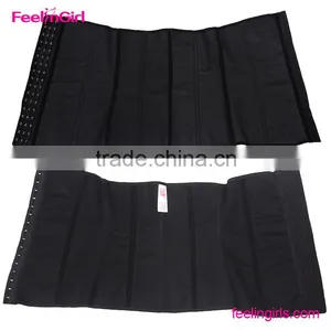 Black 3Hooks Strap Colombian Latex Waist Cincher Quality Choice thumbnail-4