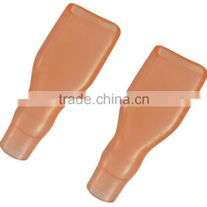 Red Soft PVC Insulating Connector Sleeves for Terminal 0.25" thumbnail-1