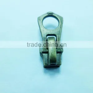 5# Metal Zipper Locking Zipper Slider Customers' Puller Plated Cooper Zipper Slider Jacket Zipper Slider thumbnail-2