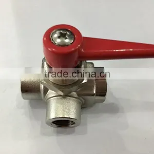 3-way Brass Ball Valve thumbnail-2
