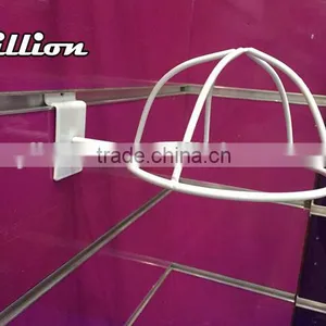 Buy Direct From China Factory Metal Wire Slatwall Hat Rack for Retail Store Display thumbnail-1
