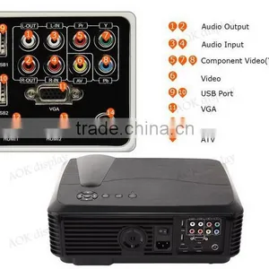 Built-in Wifi Android4.2 System 4200 Lumens For Home Cinema Theater Games Education Business Party Meeting With USB TV HDMI thumbnail-3