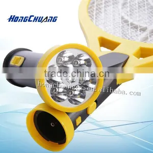 MHR-1359D 2015 Rechargeable Lithium Battery Litian Mosquito Racket Ypd With LED Torch thumbnail-6